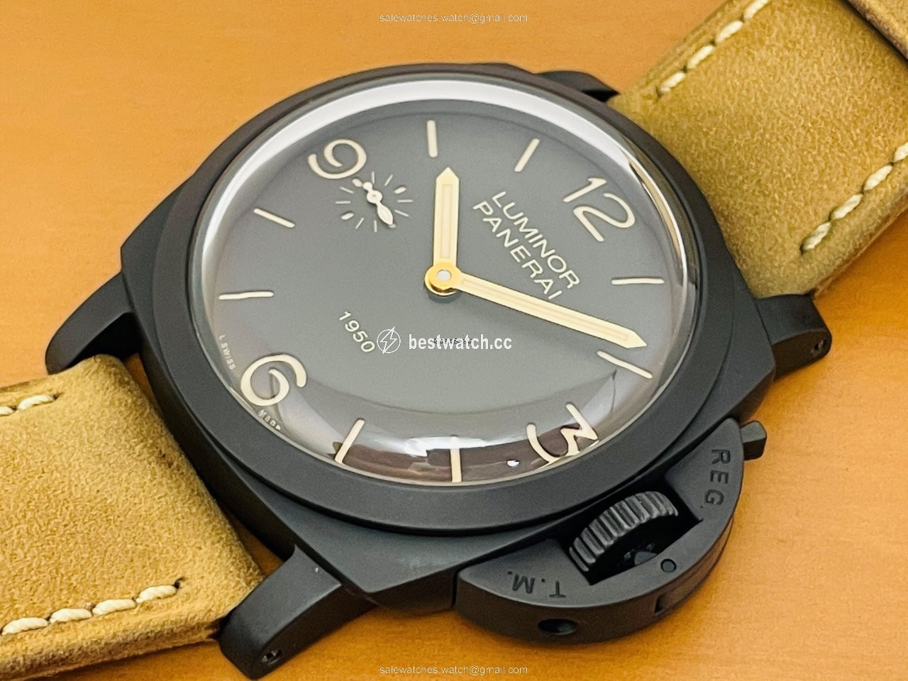 IMG_9086 Panerai Special Editions Mens watch Unisex Manual winding Ceramic PAM 00375 3