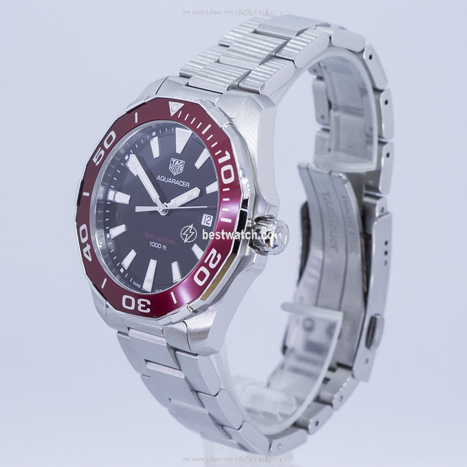 IMG_9086 TAG Heuer Aquaracer Mens watch Unisex Quartz Steel WAY101B.BA0746 3
