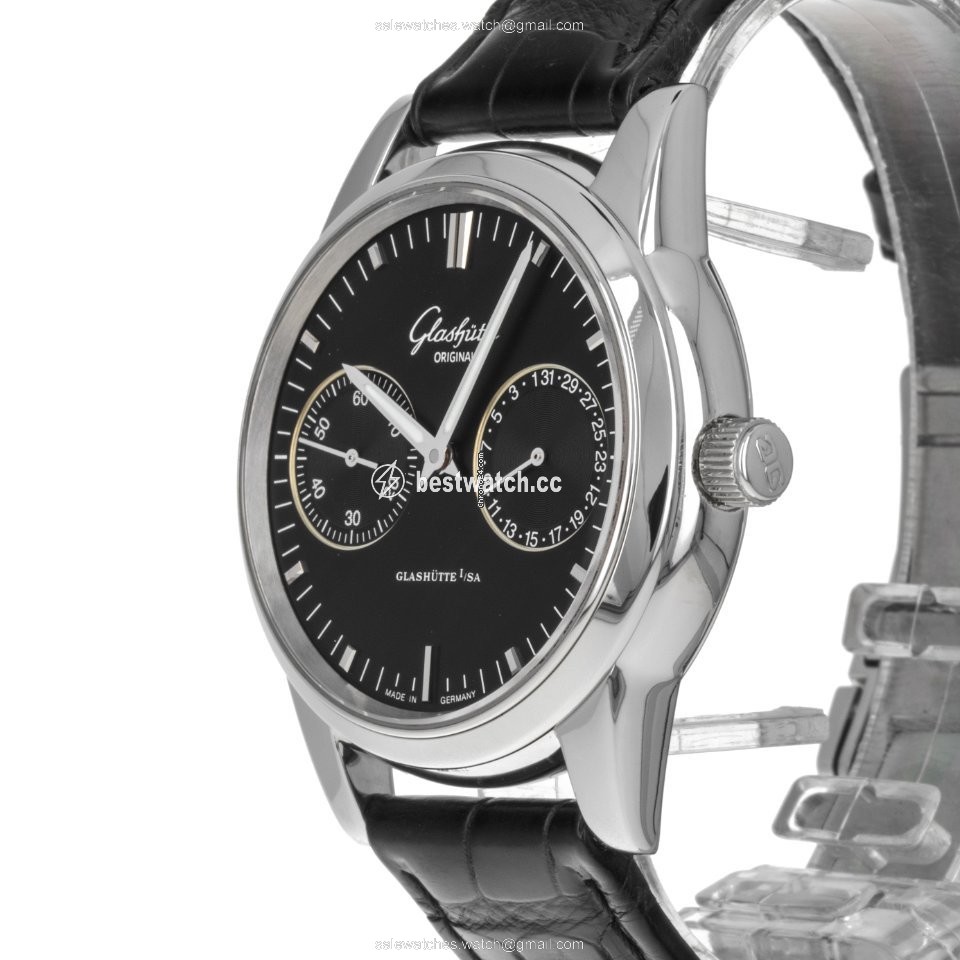 Glashutte Original Senator Hand Date Mens watch Unisex Automatic Steel 39-58-01-02-04 3