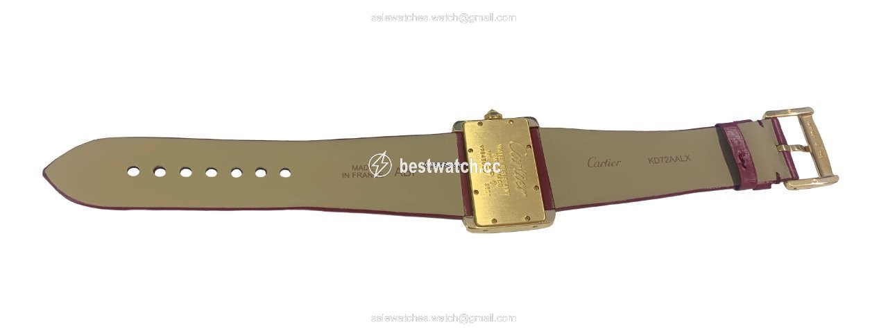Cartier Tank Divan Womens watch Quartz Yellow gold 2601 3