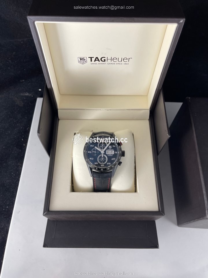 IMG_9086 TAG Heuer Carrera Calibre 16 Mens watch Unisex Automatic Titanium CV2A81.FC6237 3