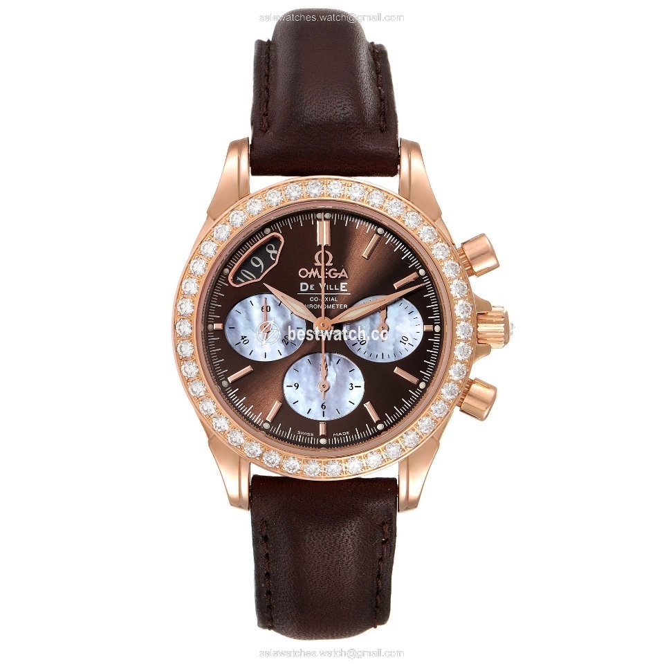 IMG_9086 Omega De Ville Co-Axial Womens watch Automatic Rose gold 4877.60.37 3