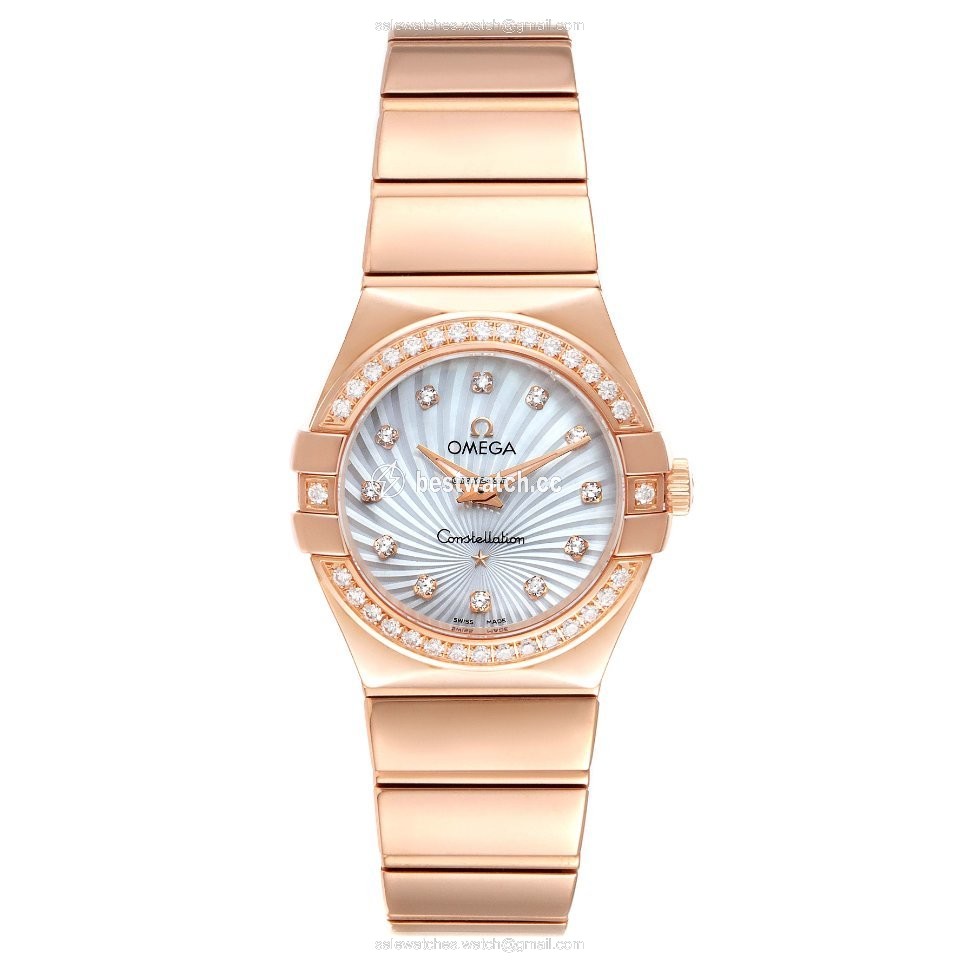IMG_9086 Omega Constellation Quartz Womens watch Quartz Rose gold 123.55.24.60.55.005 3
