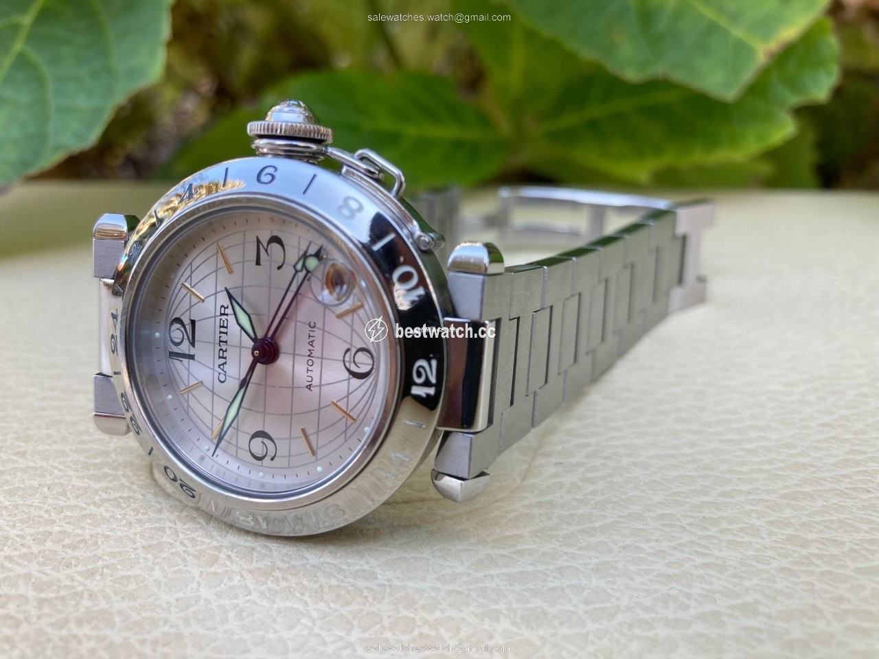 IMG_9086 Cartier Pasha C Mens watch Unisex Automatic Steel 2377 3