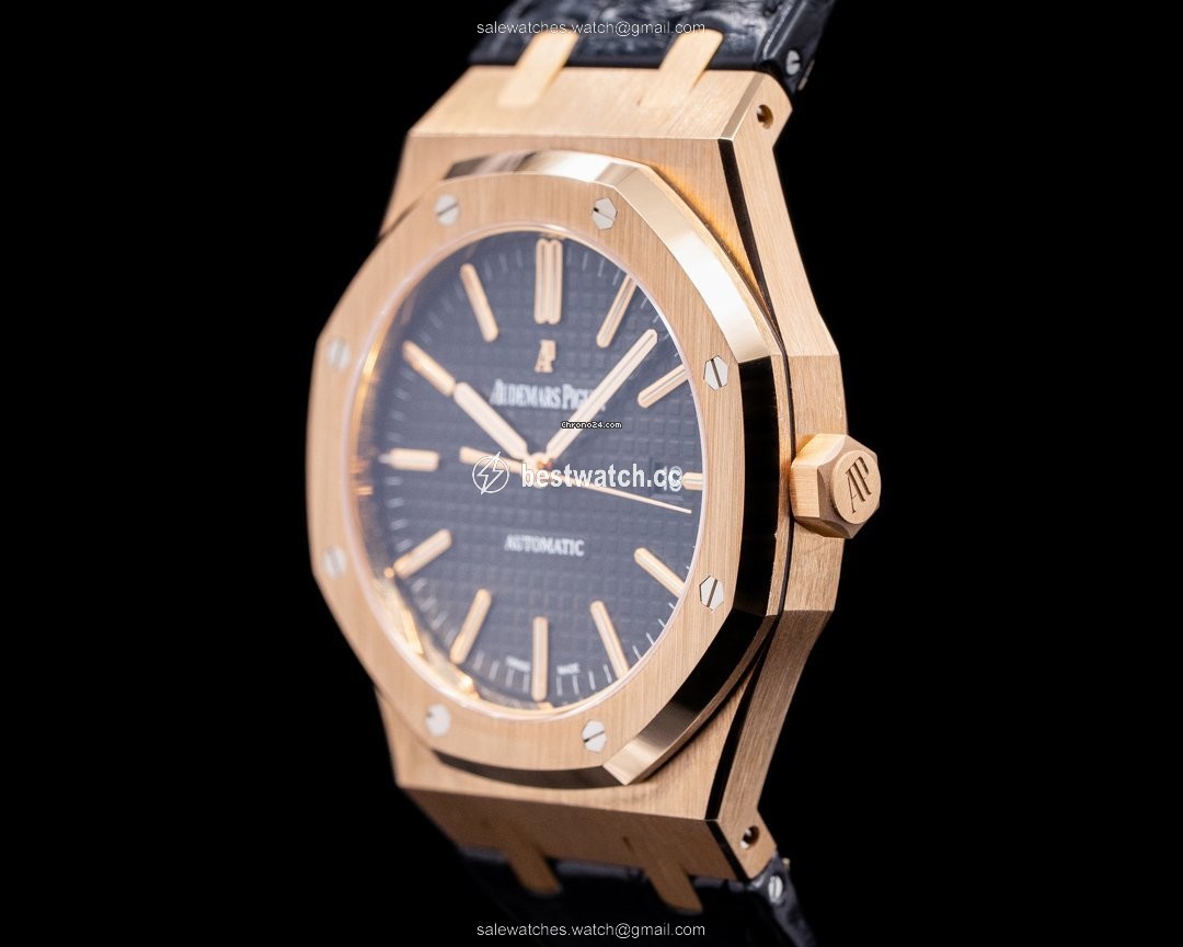 IMG_9086 Audemars Piguet Royal Oak Selfwinding Mens watch Unisex Automatic Rose gold 15400OR.OO.D002CR.01 3