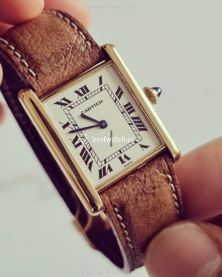 Cartier Tank Louis Cartier Mens watch Unisex Manual winding Yellow gold 96019 3