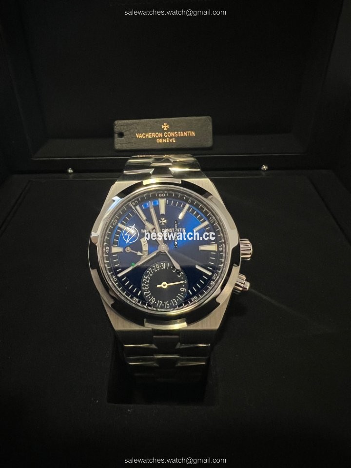 IMG_9086 Vacheron Constantin Overseas Dual Time Mens watch Unisex Automatic Steel 7900V 110A-B334 3