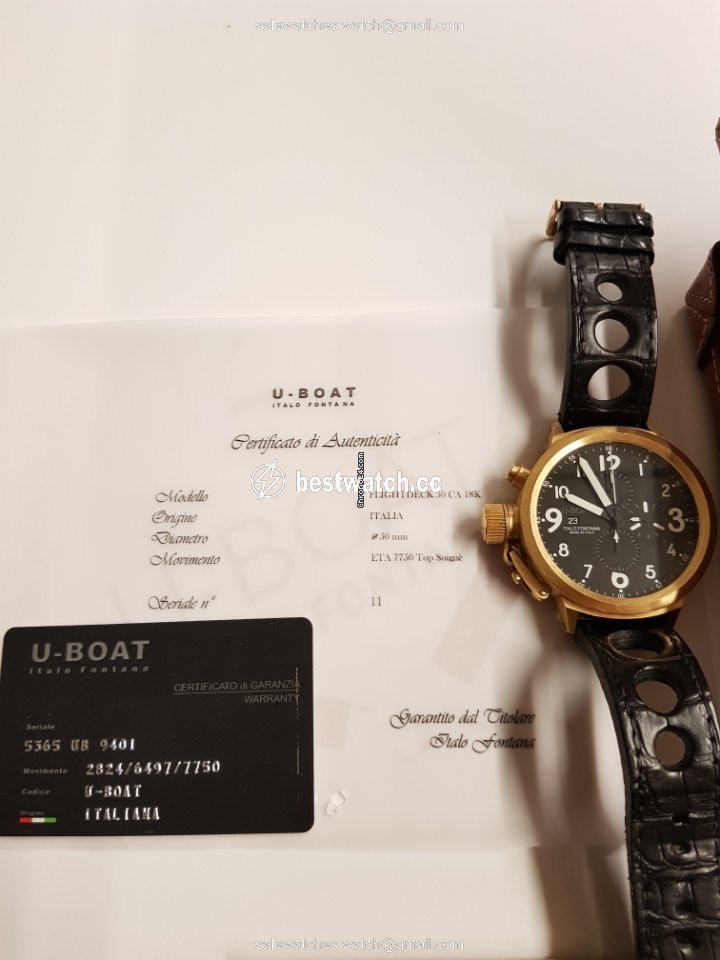 IMG_9086 U-Boat Flightdeck Mens watch Unisex Automatic 2824 6497 7750 3
