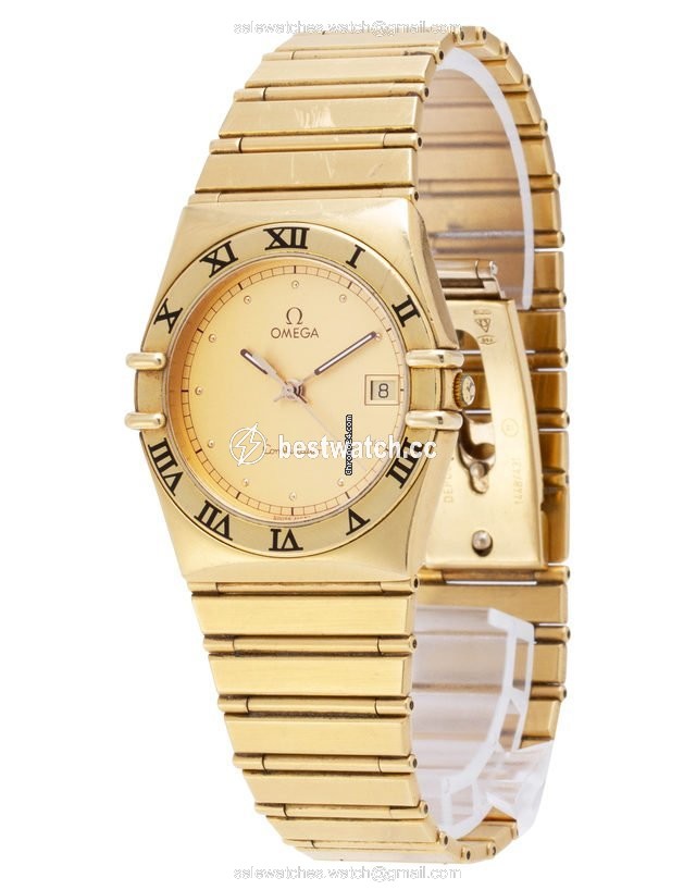 IMG_9086 Omega Constellation Mens watch Unisex Quartz Yellow gold 1112.30.00 3