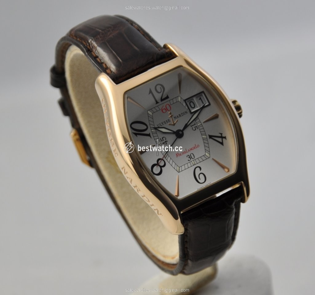 IMG_9086 Ulysse Nardin Michelangelo Mens watch Unisex Automatic Rose gold 236-68 582 3