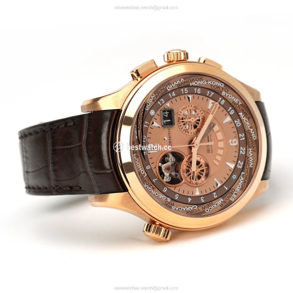 IMG_9086 Zenith Mens watch Unisex Automatic Rose gold 18.0520.4037 71.C491 3