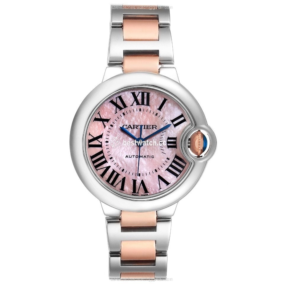 IMG_9086 Cartier Ballon Bleu 33mm Womens watch Automatic Steel W6920098 3