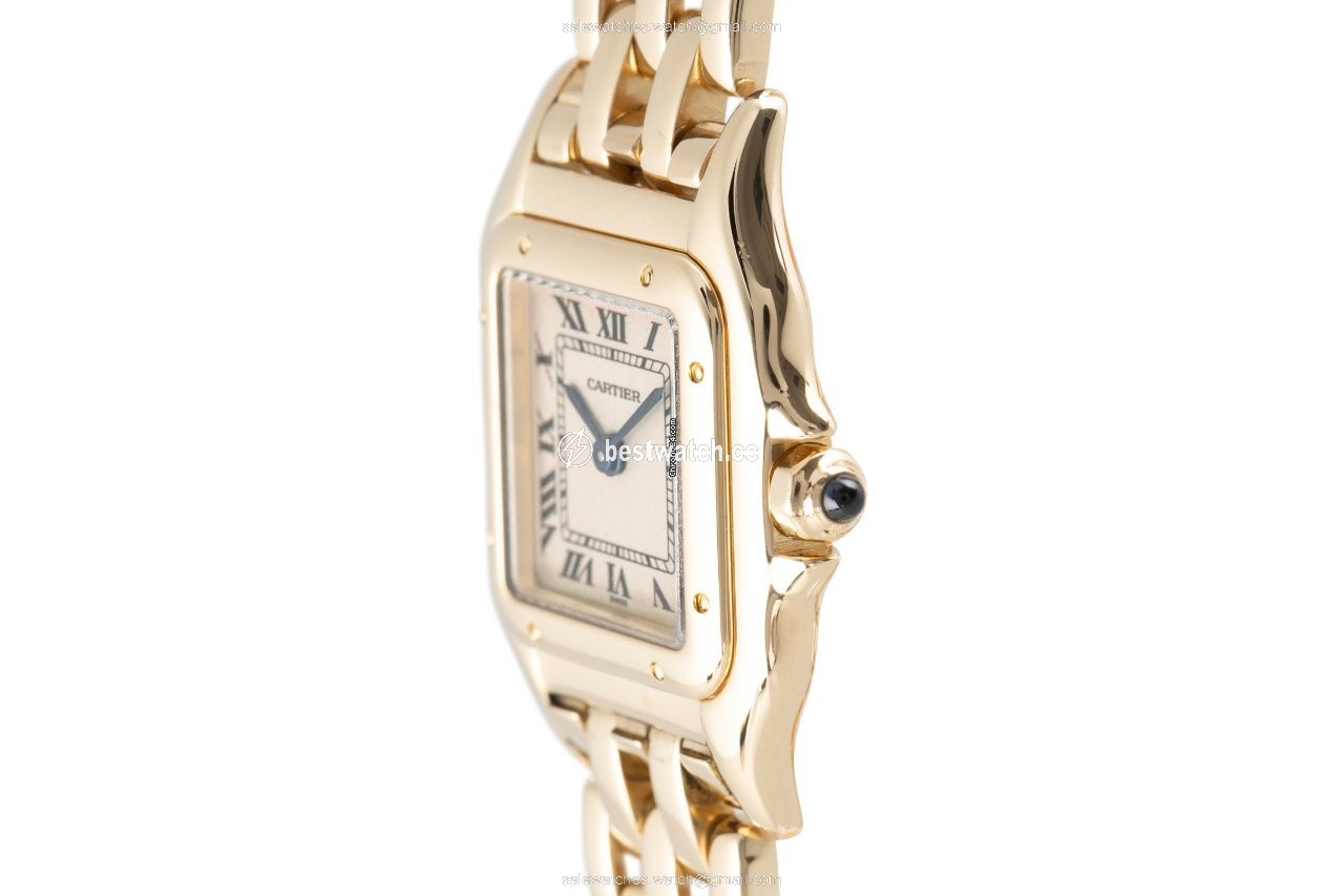 IMG_9086 Cartier Panthere Womens watch Quartz Yellow gold 86691 3