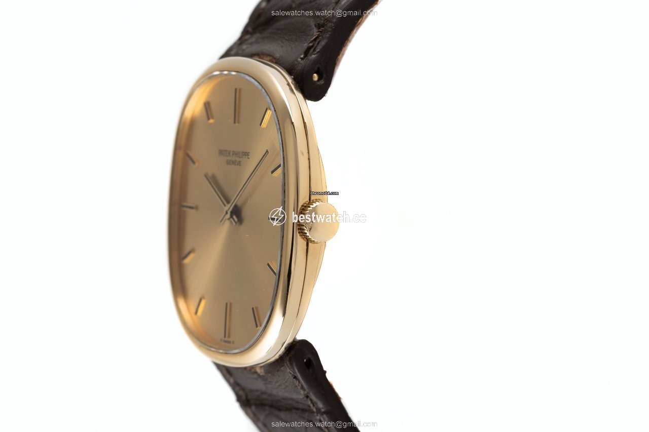 IMG_9086 Patek Philippe Golden Ellipse Mens watch Unisex Manual winding Yellow gold 3748 3