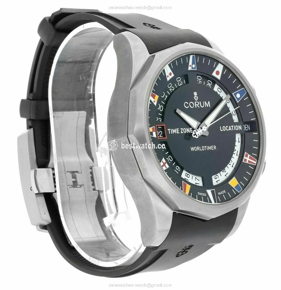 IMG_9086 Corum Admirals Cup Mens watch Unisex Automatic Titanium 637.101.04 F371 AN02 3