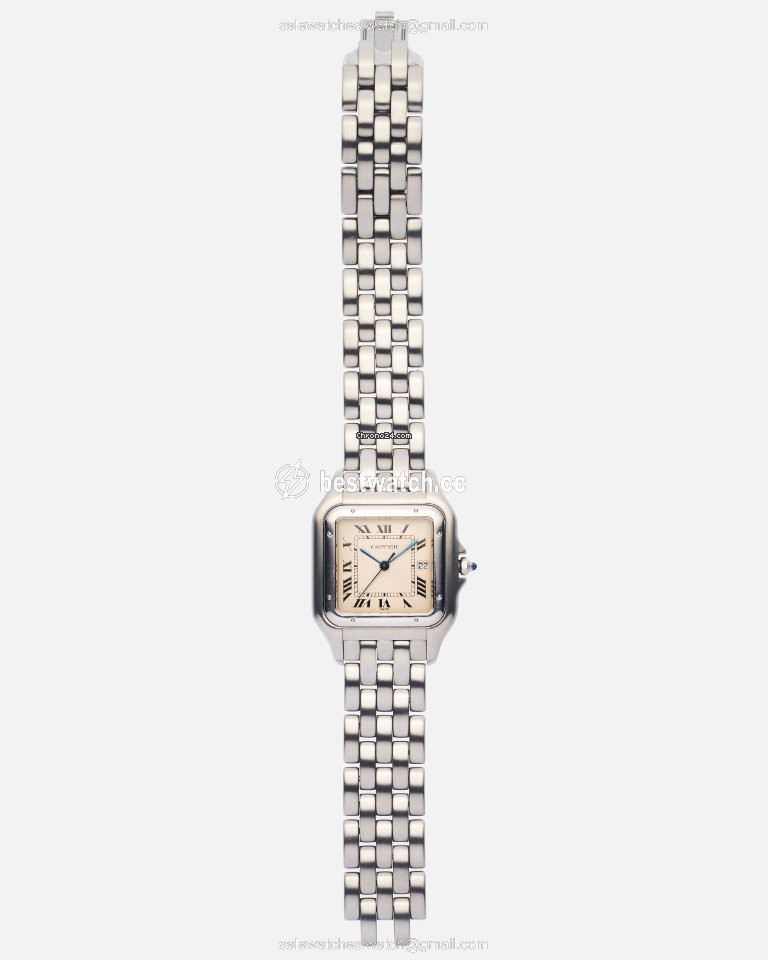 IMG_9086 Cartier Panthere Mens watch Unisex Quartz Steel 130000C 3