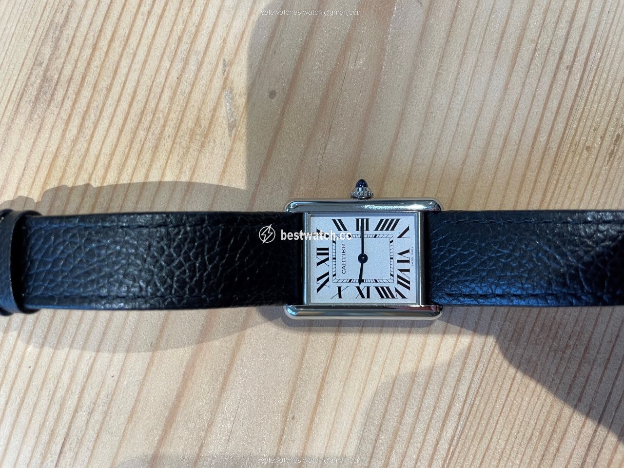 IMG_9086 Cartier Tank Mens watch Unisex Quartz Steel WSTA0041 3