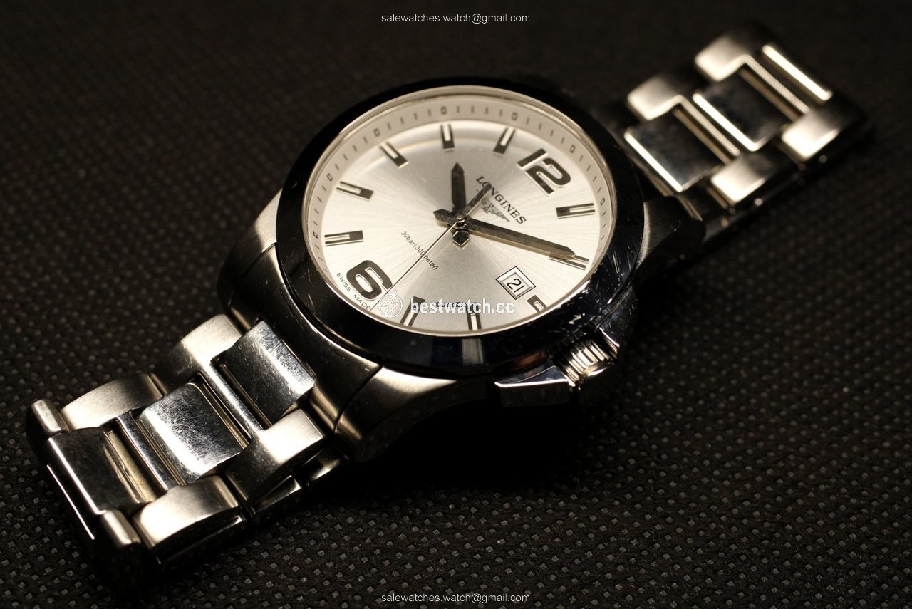 Longines Mens watch Unisex Quartz Steel L3.659.4.58.6 3