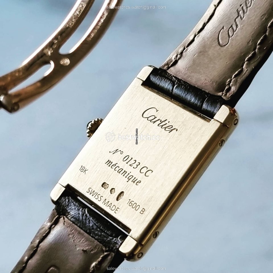 Cartier Tank Louis Cartier Mens watch Unisex Manual winding Yellow gold 1600B 3