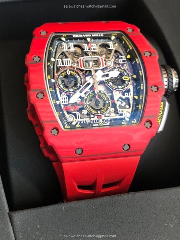 IMG_9086 Richard Mille RM 011 Mens watch Unisex Quartz Rm 11-03 Red Quartz 3