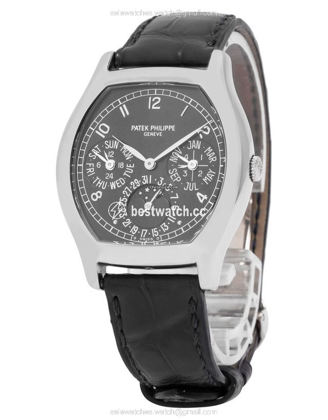 IMG_9086 Patek Philippe Perpetual Calendar Mens watch Unisex Automatic White gold 5040G-016 3