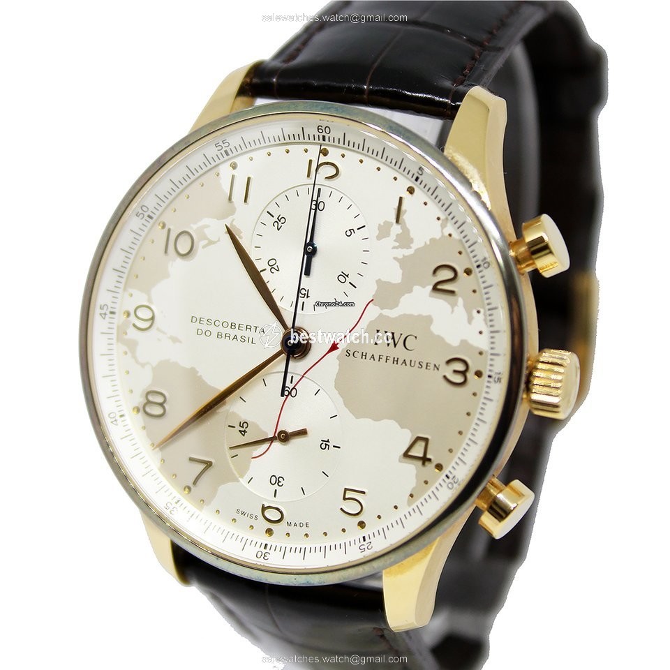 IMG_9086 IWC Portuguese Chronograph Mens watch Unisex Automatic Rose gold IW371408 3