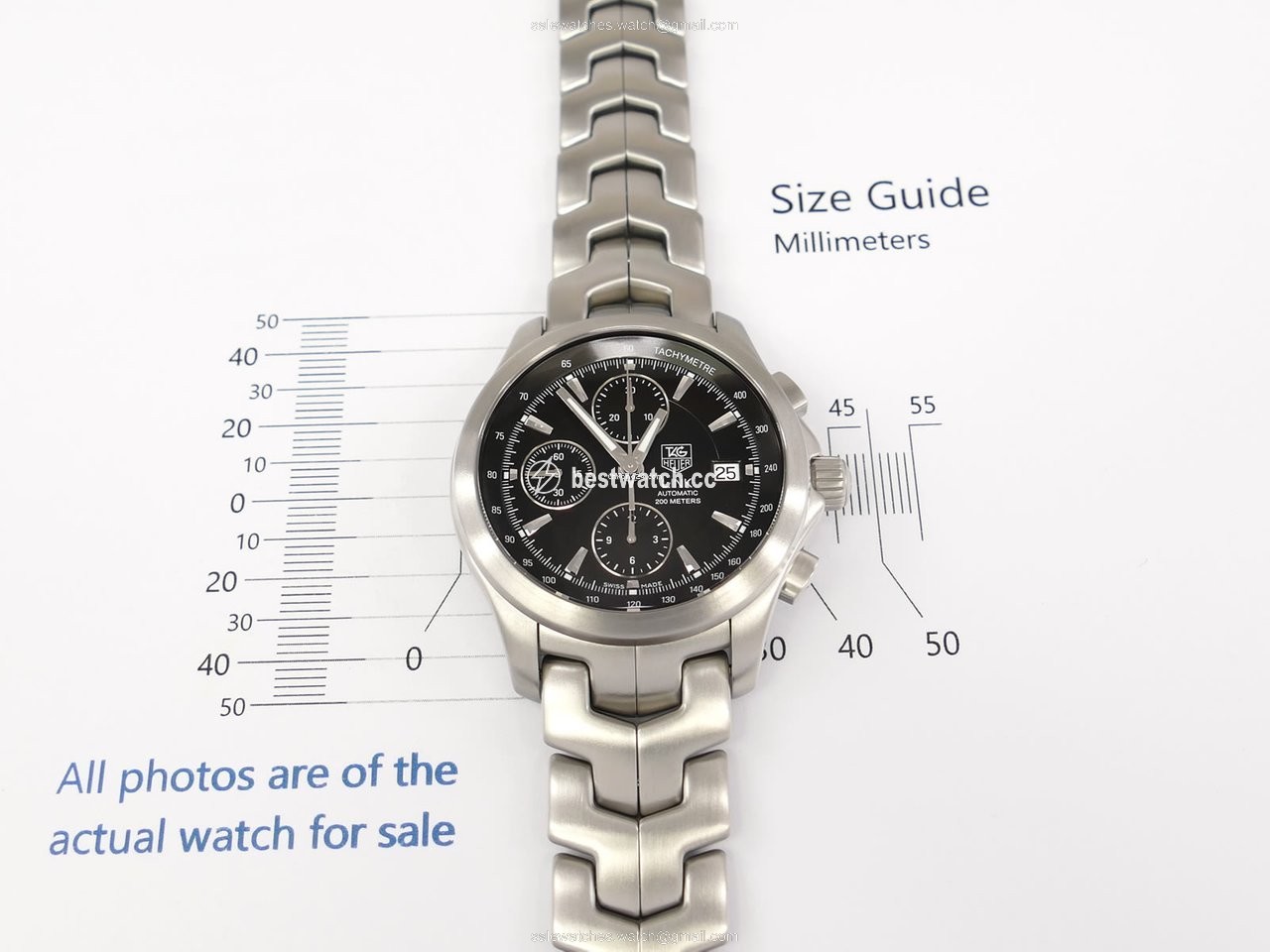 IMG_9086 TAG Heuer Link Calibre 16 Mens watch Unisex Automatic Steel CJF2110.BA0576 3