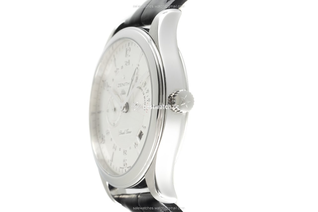 Zenith Elite Dual Time Mens watch Unisex Automatic Steel 030520683 3