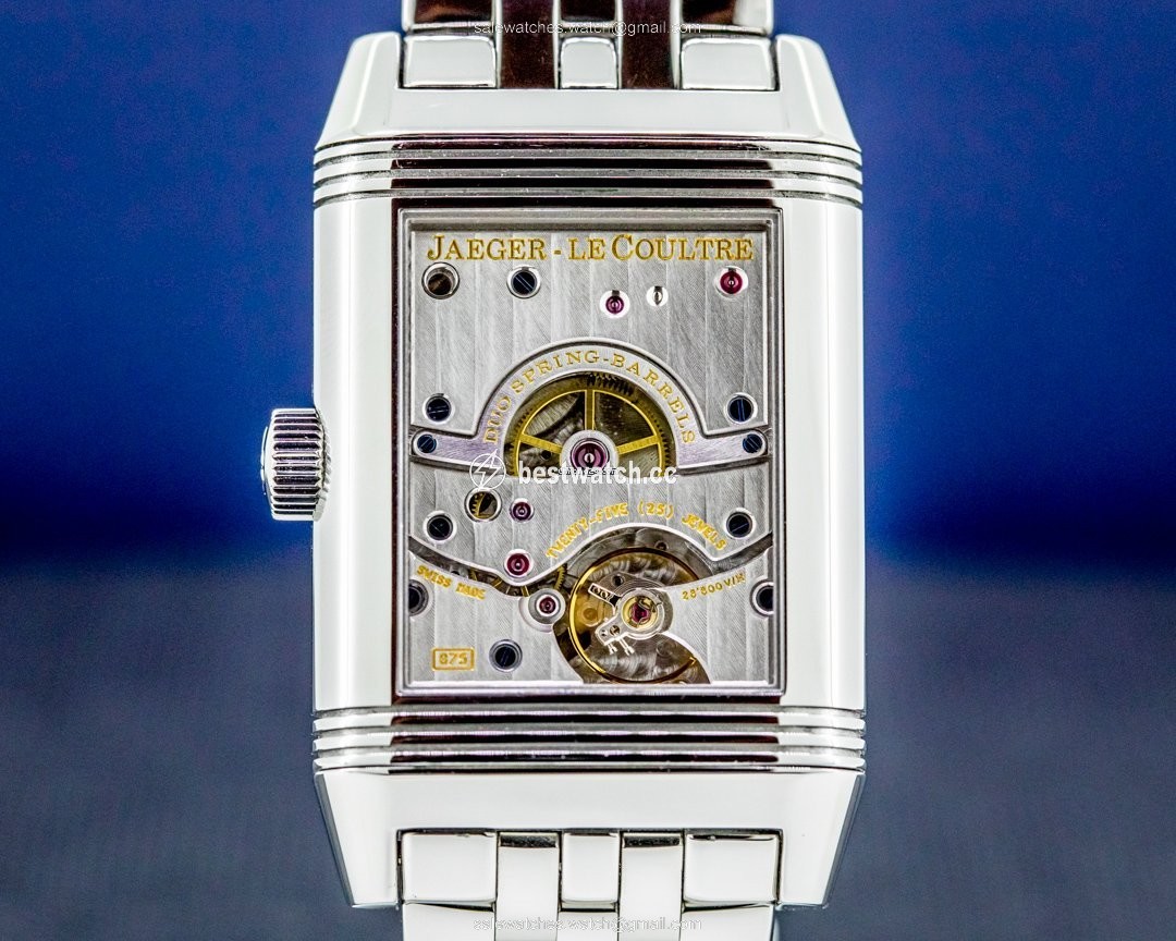 IMG_9086 Jaeger-LeCoultre Reverso Grande Date Mens watch Unisex Manual winding Steel 300.84.20 3