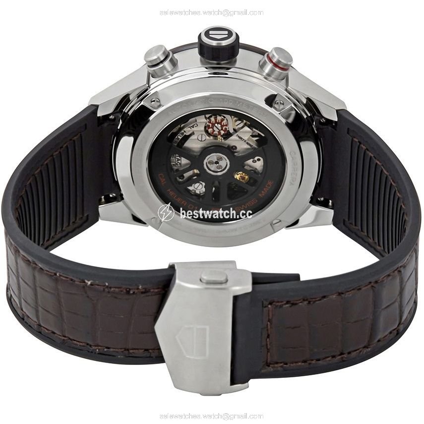 IMG_9086 TAG Heuer Carrera Calibre HEUER 01 Mens watch Unisex Automatic Steel CAR201U-FC6405 3