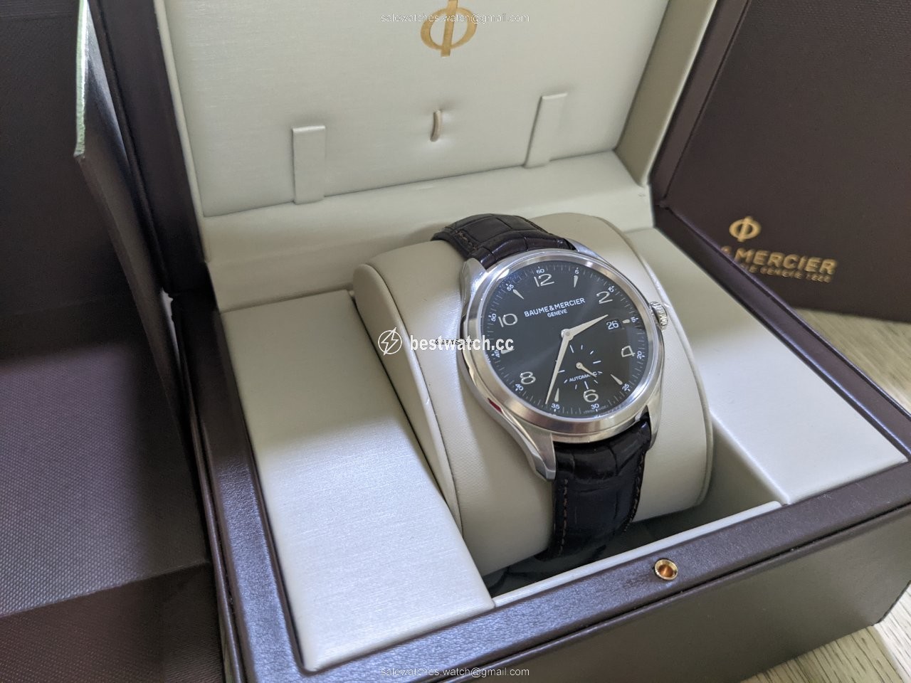 IMG_9086 Baume & Mercier Clifton Mens watch Unisex Automatic Steel MOA10100 3