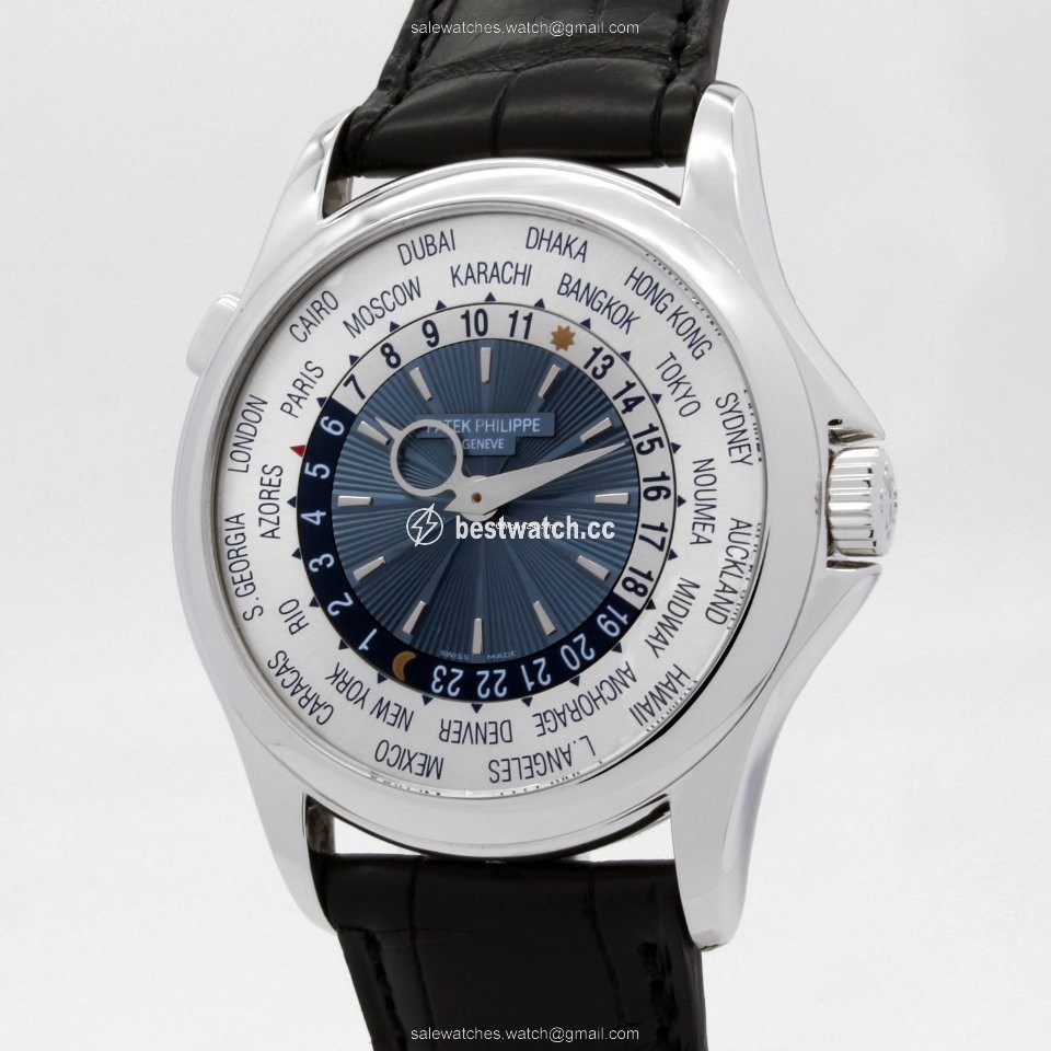 IMG_9086 Patek Philippe World Time Mens watch Unisex Automatic Platinum 5130P-001 3