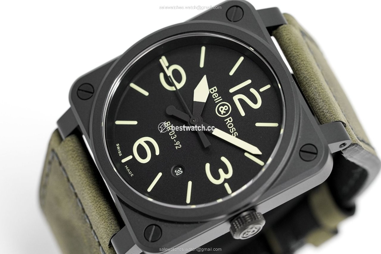 Bell & Ross BR 03-92 Ceramic Automatic Ceramic BR0392.BL3.CE.SCA 3