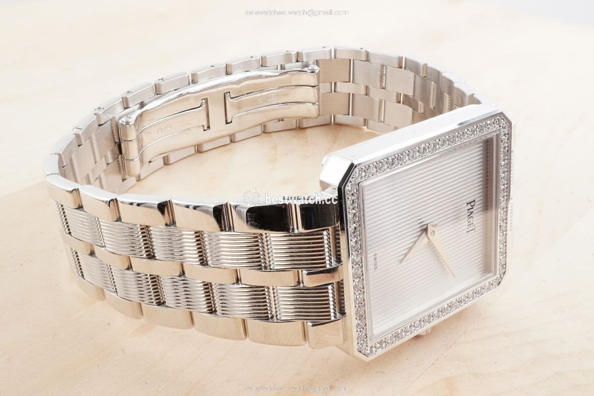 IMG_9086 Piaget Protocole Mens watch Unisex Quartz White gold 50155 3
