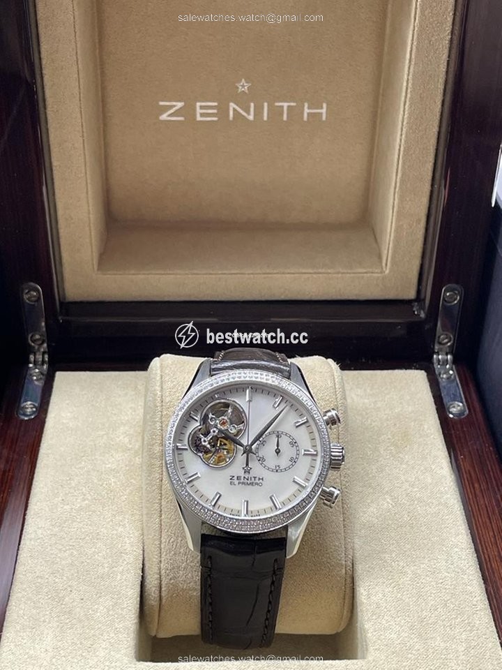 Zenith El Primero Chronomaster Lady Womens watch Automatic Steel 16.2150.4062 81.C754 3
