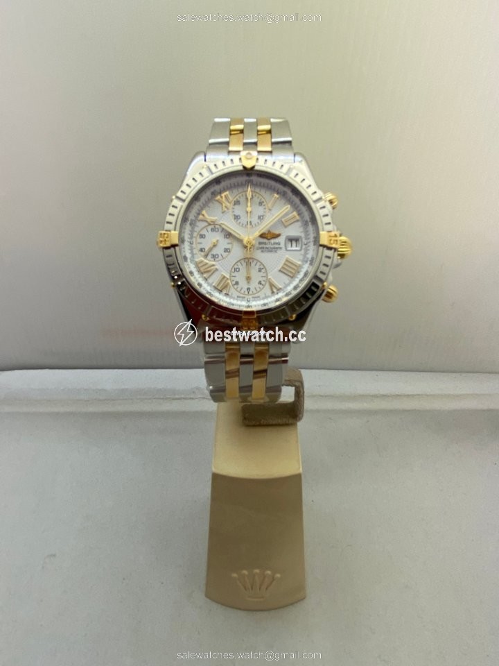 Breitling Crosswind Racing Mens watch Unisex Automatic Gold Steel B13055 3