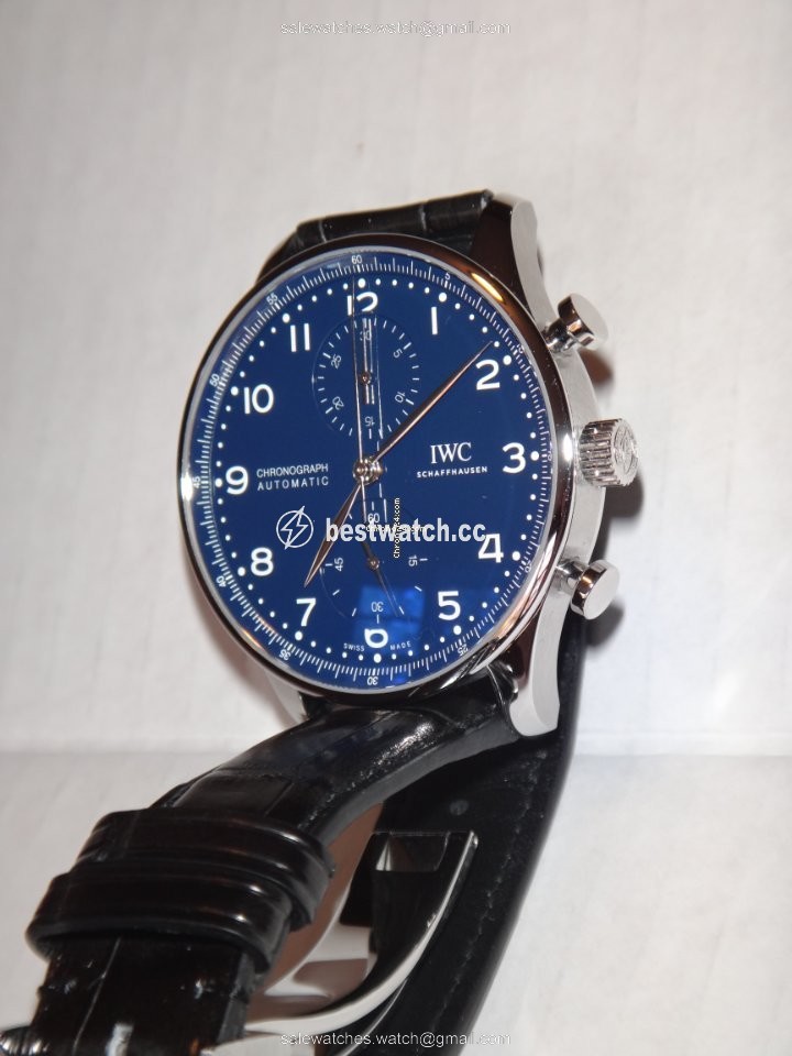 IMG_9086 IWC Portuguese Chronograph Mens watch Unisex Automatic Steel IW371601 3