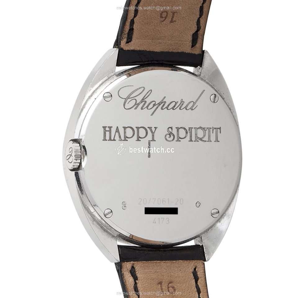 Chopard Happy Spirit Mens watch Unisex Quartz White gold 20 7061-20 3