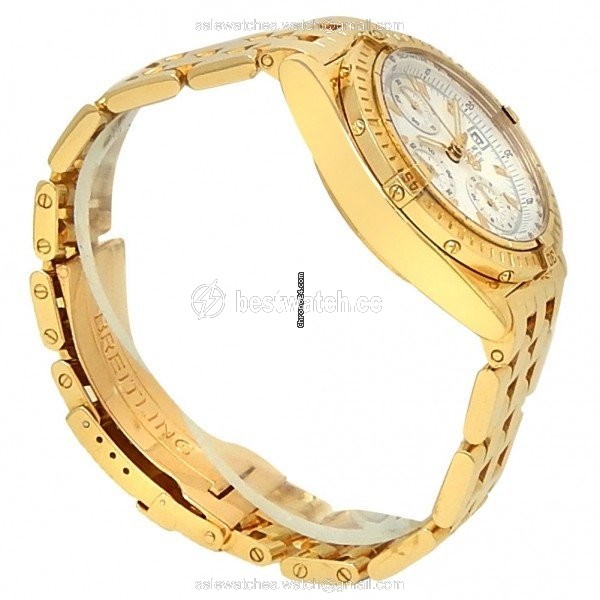 IMG_9086 Breitling Chronomat Mens watch Unisex Automatic Yellow gold K13352 3
