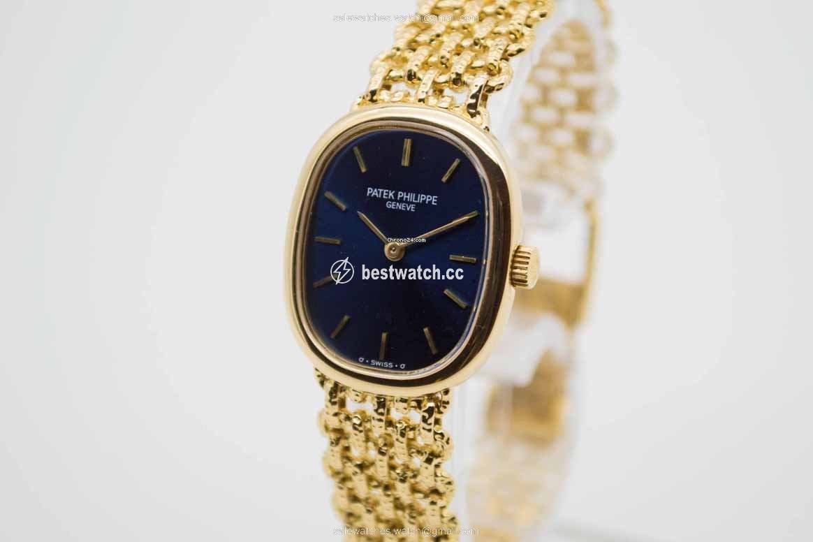 IMG_9086 Patek Philippe Golden Ellipse Womens watch Manual winding Yellow gold 4564 3