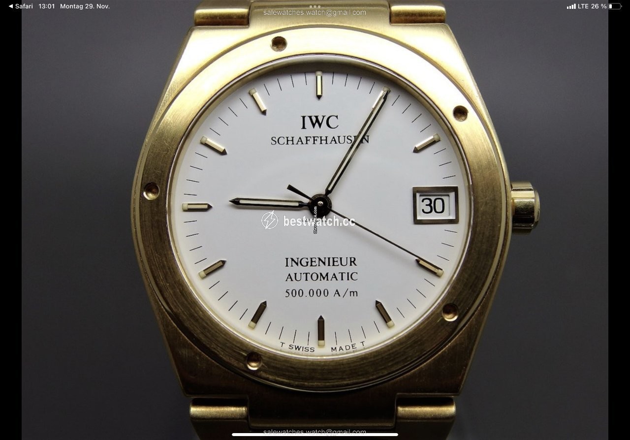 IMG_9086 IWC Ingenieur Automatic Mens watch Unisex Automatic Yellow gold IW9238 3