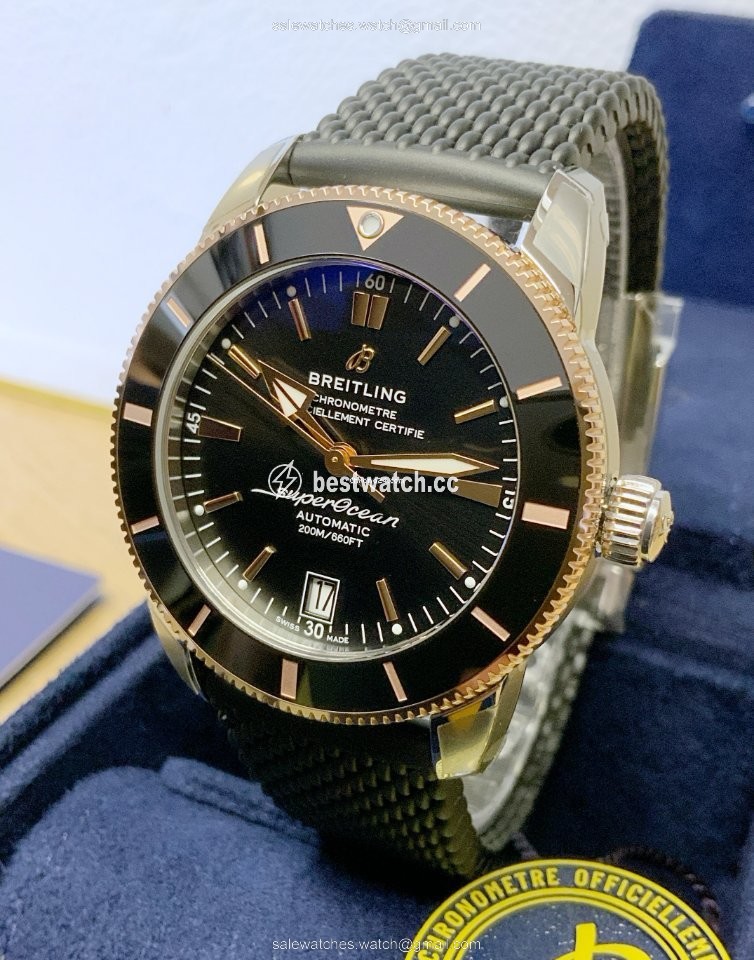 Breitling Superocean Heritage II 42 Mens watch Unisex Automatic Gold Steel UB2010121B1S1 3
