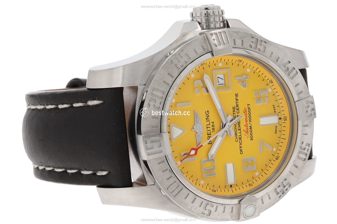IMG_9086 Breitling Avenger II Seawolf Mens watch Unisex Automatic Steel A1733110 I519 169A 3