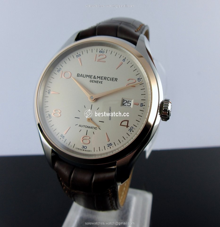 IMG_9086 Baume & Mercier Clifton Mens watch Unisex Automatic Gold Steel MOA10139 3