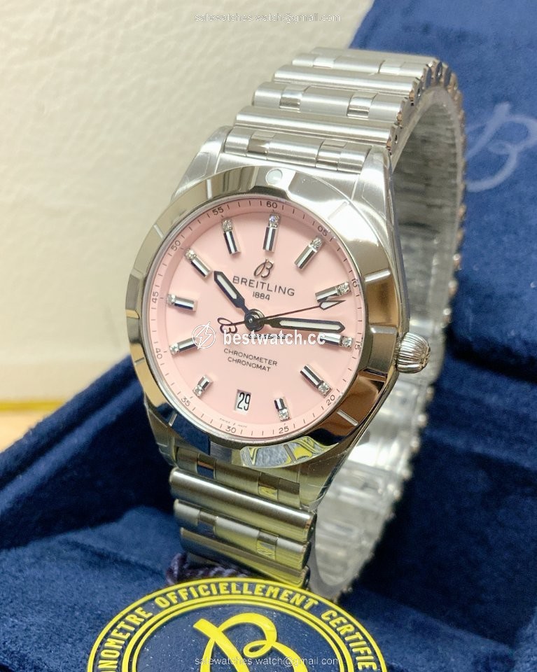 IMG_9086 Breitling Chronomat Womens watch Quartz Steel A77310101K1A1 3