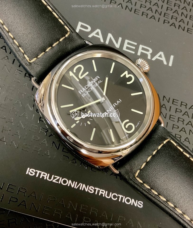 IMG_9086 Panerai Radiomir Black Seal Mens watch Unisex Manual winding Steel PAM 00754 3