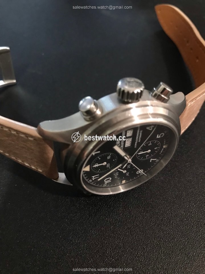 IMG_9086 IWC Pilot Double Chronograph Mens watch Unisex Automatic Steel IW371303 3