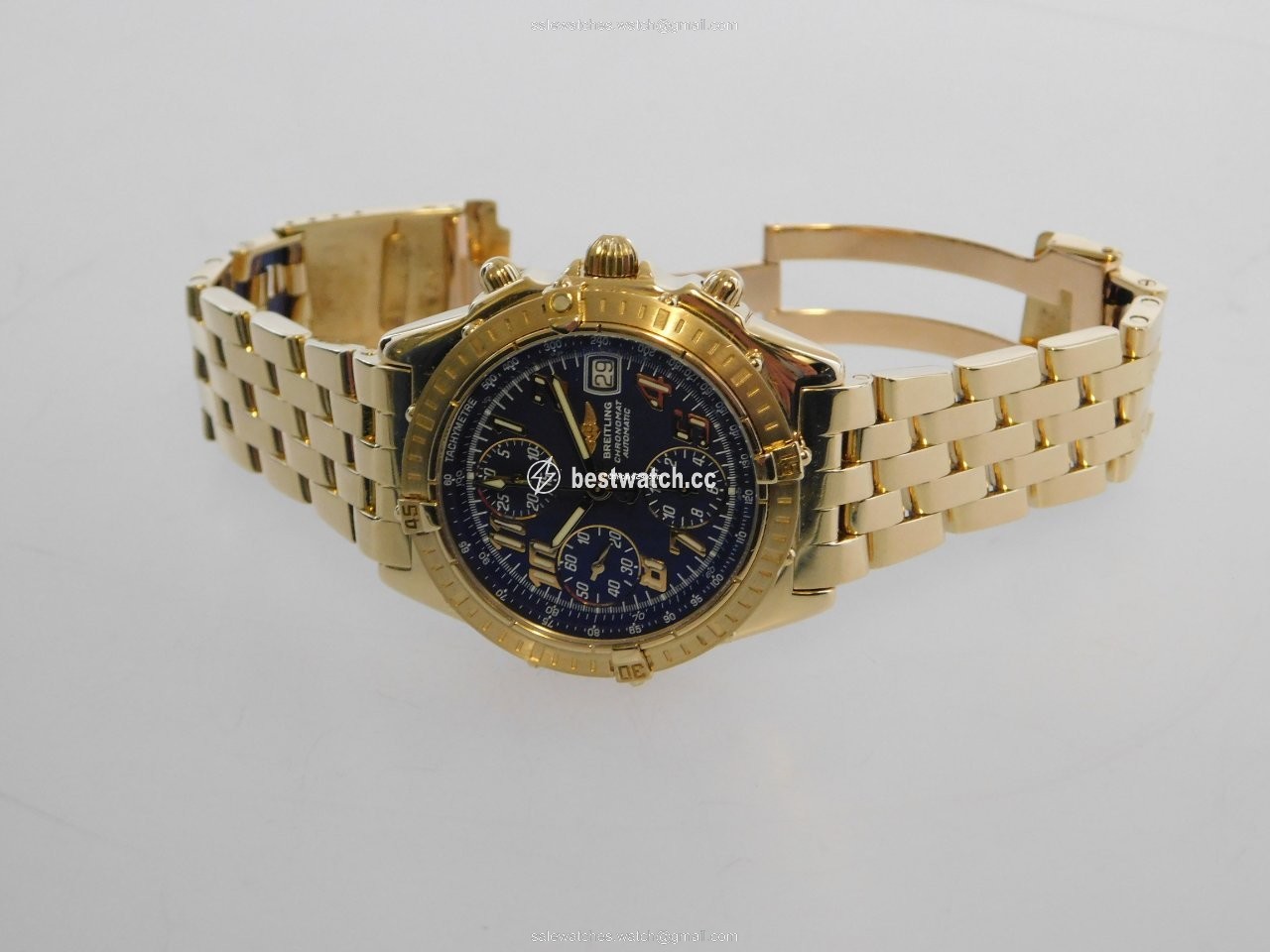 Breitling Chronomat Mens watch Unisex Automatic Yellow gold K 13352 3