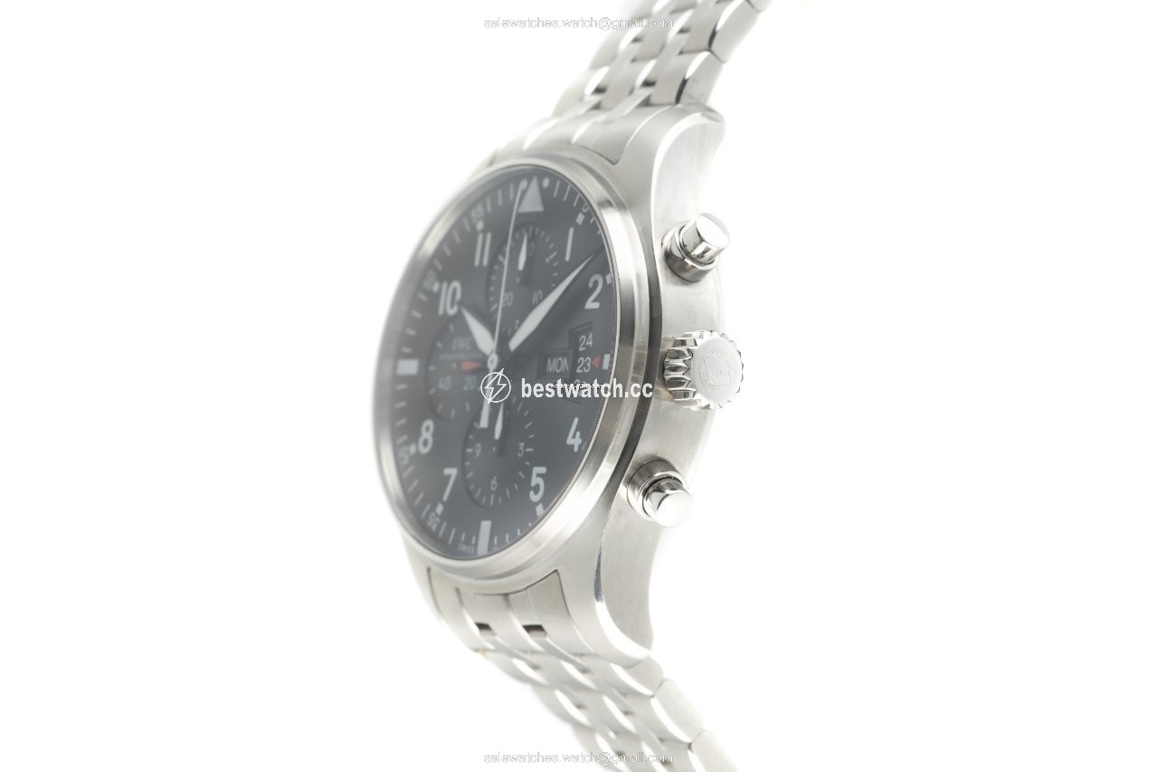 IMG_9086 IWC Pilot Chronograph Mens watch Unisex Automatic Steel IW377704 3