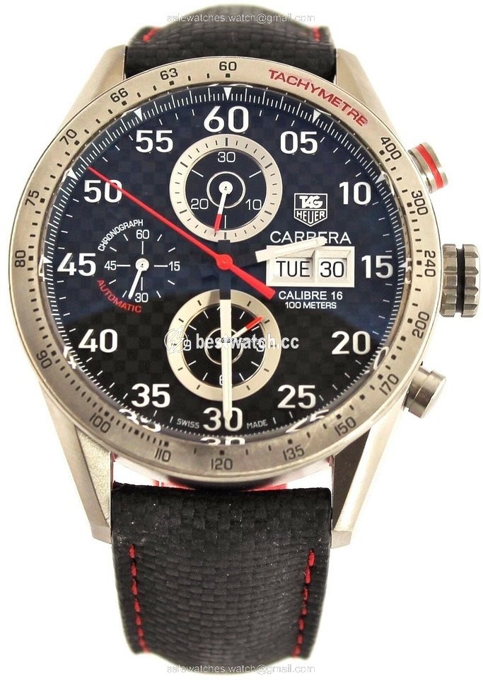 TAG Heuer Carrera Calibre 16 Automatic Titanium CV2A80.FC6256 3